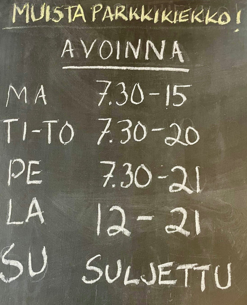 Laajennamme aukioloamme 3.6. alkaen